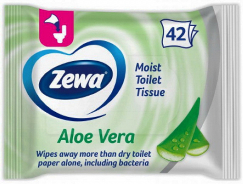 Туалетний папір вологий Zewa Aloe Vera 42 шт