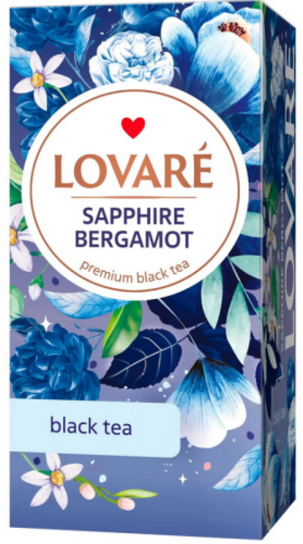 Чай Lovare Sapphire Bergamot чорний 24*2г