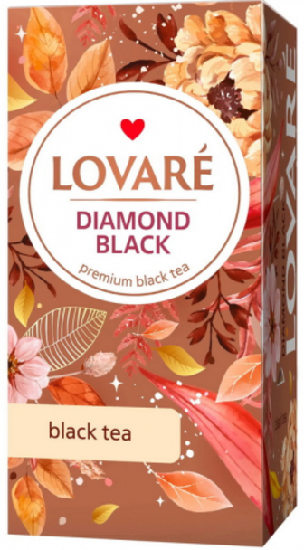 Чай Lovare Diamond Black чорний 24*2г