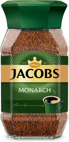 Кава Jacobs Monarch розчинна 190г