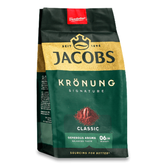 Кава мелена Jacobs Kronung Classic натуральна смажена 70г (70г)