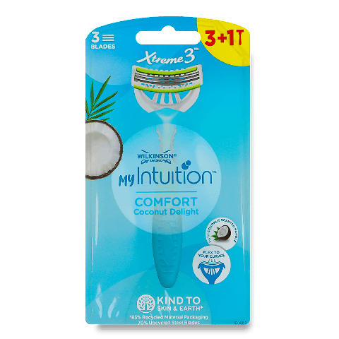 Бритви одноразові Wilkinson Sword Xtreme 3 Coconut 3+1 4шт