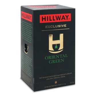 Чай зелений Hillway Exclusive Oriental Green байховий, 25*2г