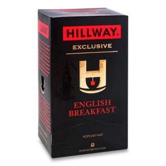 Чай чорний Hillway English Breakfast, 25*2г