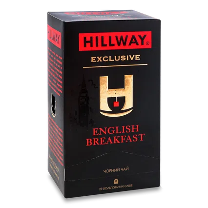 Чай чорний Hillway English Breakfast, 25*2г