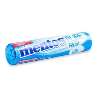 Гумка жувальна Mentos Pure fresh «Свіжа м'ята», 15,75г