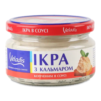 Ікра оселедця Veladis з кальмаром, 160г