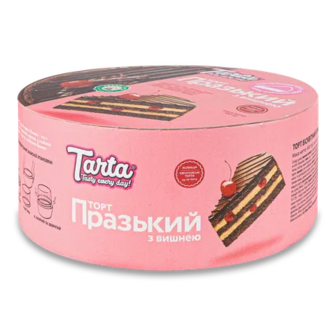 Торт Tarta Празький з вишнею, 450г