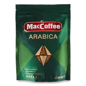 Кава розчинна MacCoffee Arabica натуральна сублімована, 120г