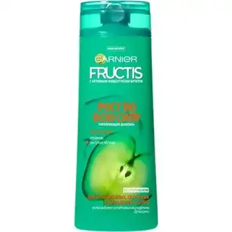 Шампунь Garnier Fructis Зростання у всю cілу для ослабленого волосся схильних до випадання 400 мл