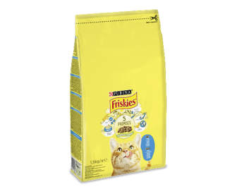 Корм для котів Friskies з лососем та овочами 1,5кг