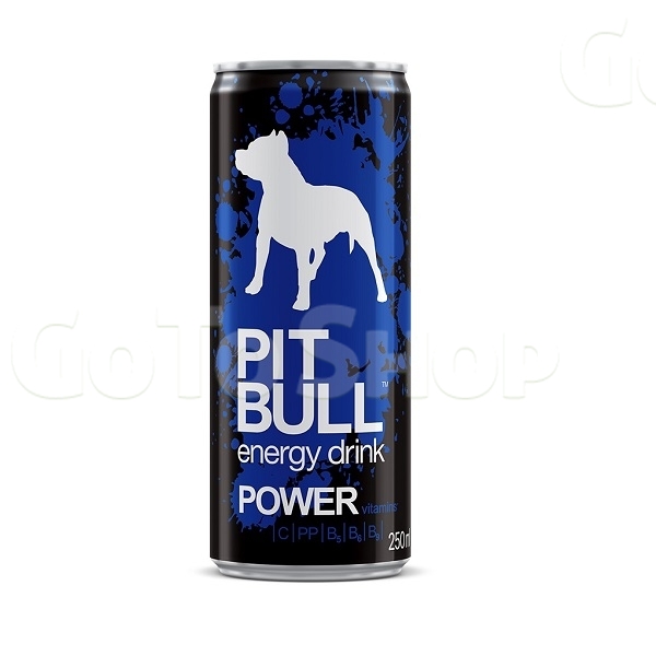 Нaпій 250 мл Pit Bull Power eнepгeтичний бeзaлкoгoльний ж/б 