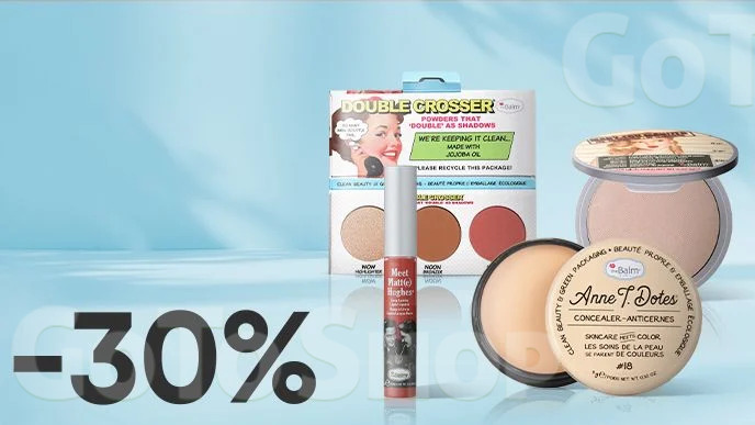 -30% на декоративну косметику theBalm