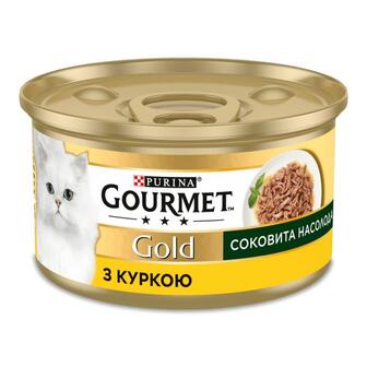 Корм для котів Gourmet Gold Соковита насолода курка 85г