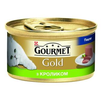 Корм для котів Gourmet Gold паштет з кролика 85г