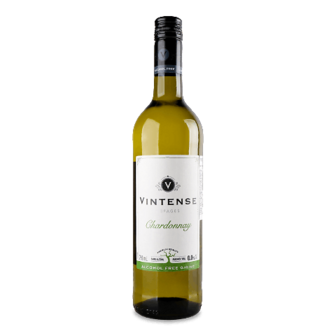 Вино Vintense Chardonnay безалкогольне 0,75л (0,75л)