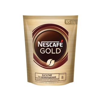 Кава 65г Nescafe Gold розчинна сублімована 