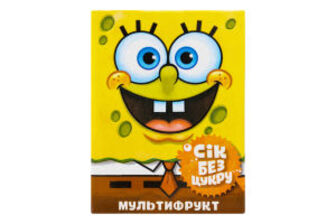 Сік SPONGE BOB Мультифруктовий неосвітлений т/п 0,2л