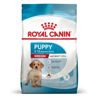 Сухий корм для цуценят Royal Canin Medium Puppy 15 кг - домашня птиця