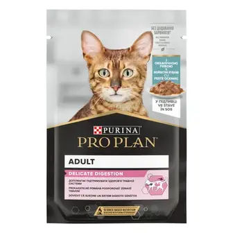 Вологий корм для котів ProPlan Delicate Cat pouch 85 г (океанічна риба)