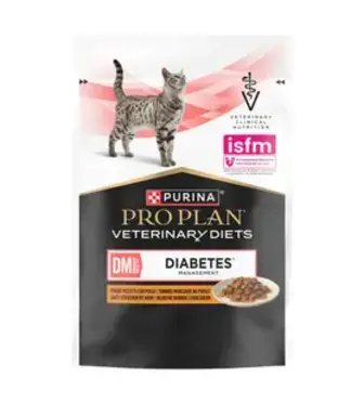 Вологий корм для котів Pro Plan Veterinary Diets Diabetes Managment pouch 85 г - яловичина