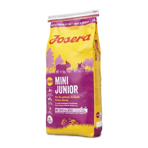 Сухий корм для цуценят Josera Mini Junior 15 кг - качка та лосось