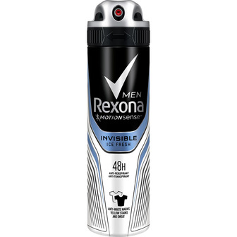 Дезодорант-спрей Rexona Men Motionsense Invisible Ice Fresh, 150 мл