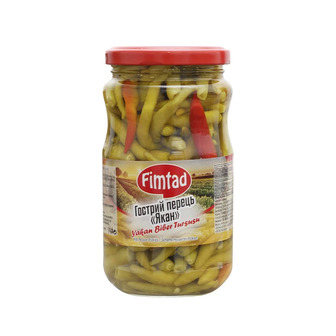 Перець гострий маринований Fimtad Якан, 340 г
