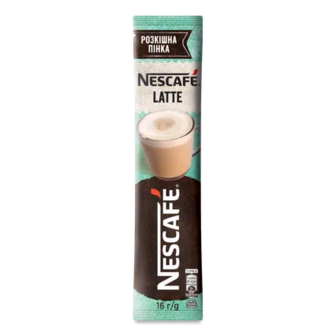 Напій кавовий Nescafe Latte розчинний, 16г