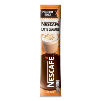 Напій кавовий Nescafe Latte Caramel розчинний, 16г