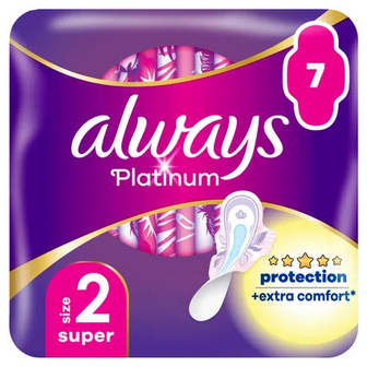 Гігієнічні прокладки Always Platinum Super 2, 7шт