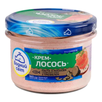 Паста Водний світ Крем-лосось з оливковою олією та трюфелем, 160г (160г)