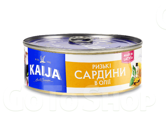 Сардини Kaija ризькі в олії 240г