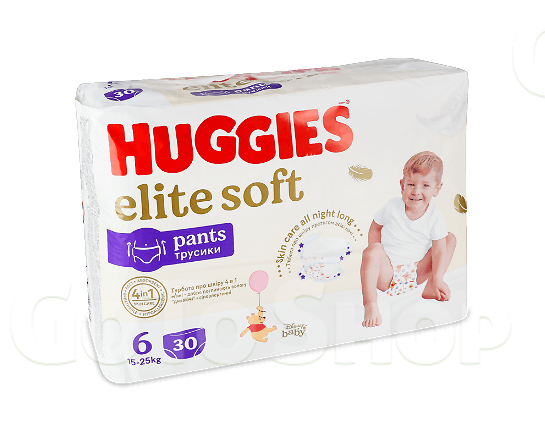 Підгузки-трусики Huggies Extra Care 6 (15-25 кг) 30шт