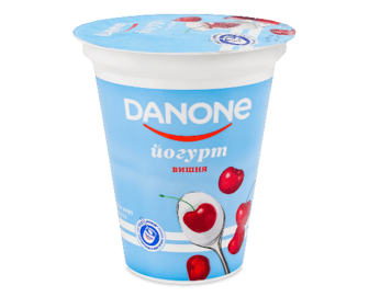 Йогурт Danone Вишня 3,2% стакан 260г