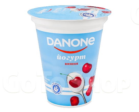 Йогурт Danone Вишня 3,2% стакан 260г