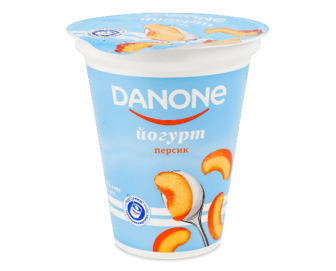 Йогурт Danone Персик 3,2% стакан 260г