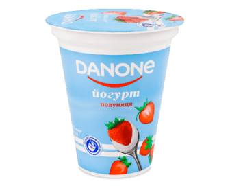 Йогурт Danone Полуниця 3,2% стакан 260г