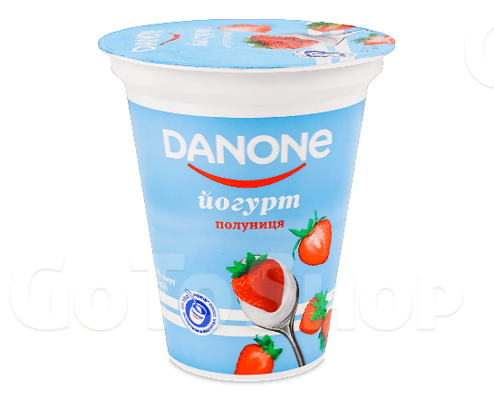 Йогурт Danone Полуниця 3,2% стакан 260г