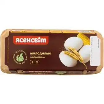 Яйця Ясенсвіт Молодильні С0 10 шт
