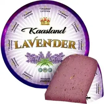 Сир Kaasland Gouda Lavender 50%, ваговий