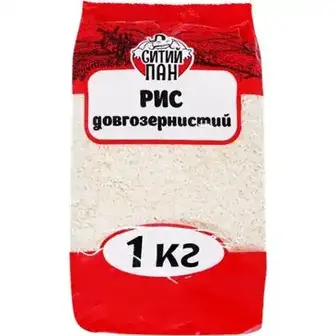 Рис Ситий Пан довгозернистий 1 кг