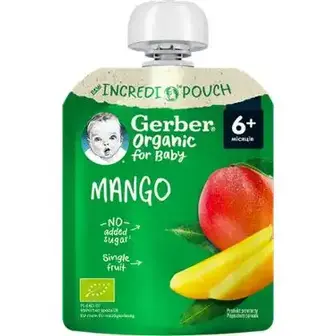 Пюре Gerber Organic манго 80 г