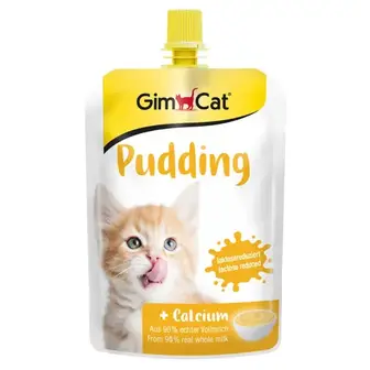 Ласощі для котів GimCat Pudding 150 г (молоко)