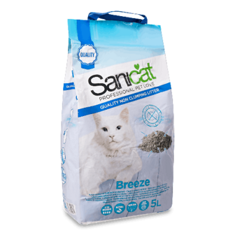 Наповнювач Sanicat Breeze мінеральний 5л