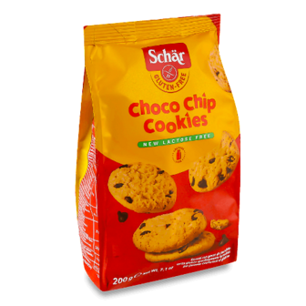 Печиво Schar Choco Chip зі шматочками шоколаду 200г