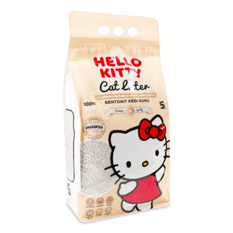 Наповнювач Hello Kitty бентонітовий 5л