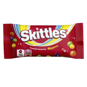 Драже 38г Skittles Фрукти 