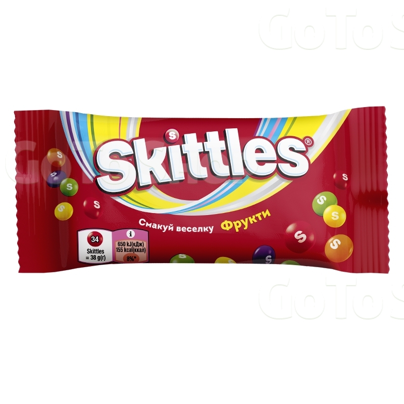 Драже 38г Skittles Фрукти 