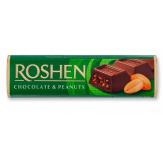 Батончик Roshen Chocolate & Peanuts 38г